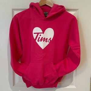 Tim Hortons Hoodie Pink Kids